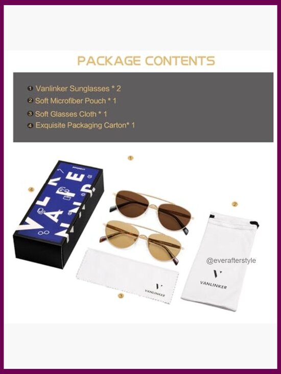Metal Polarized Aviator Cat Eye Sunglasses for Women Men main image 6